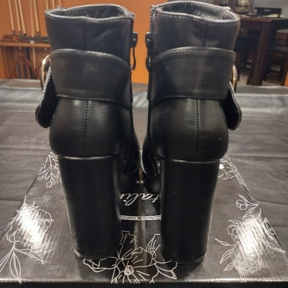 ATALINA PLATFORM BUCKLED SHORT BOOTS - Picture 12 of 15